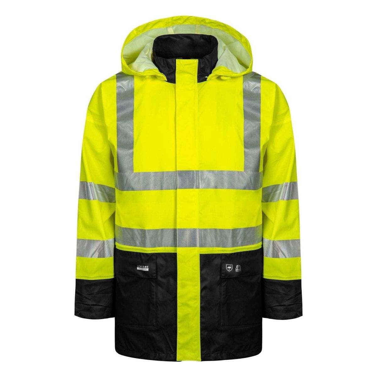 Lyngsøe Hi-vis Regnjakke PU LR37