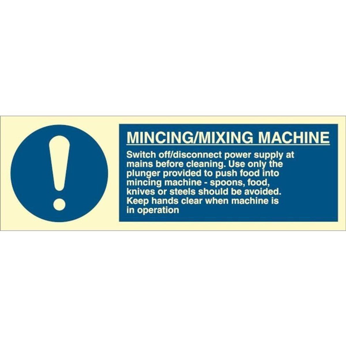 Sign IMO Mincing/Mixing Machine