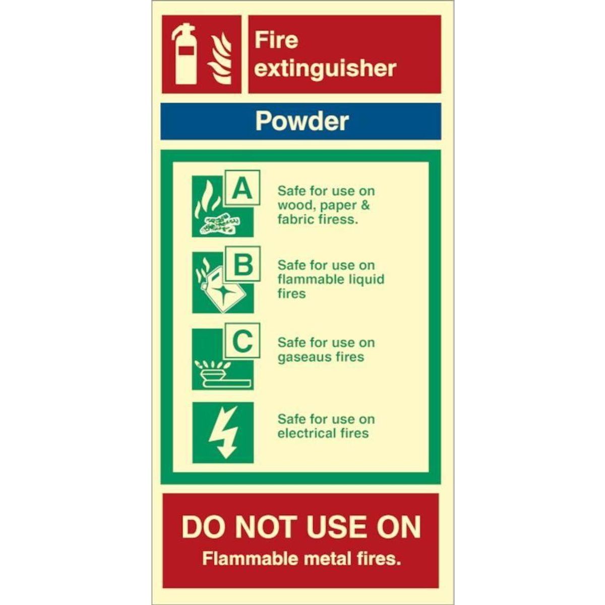 Sign IMO ABC Powder 105081