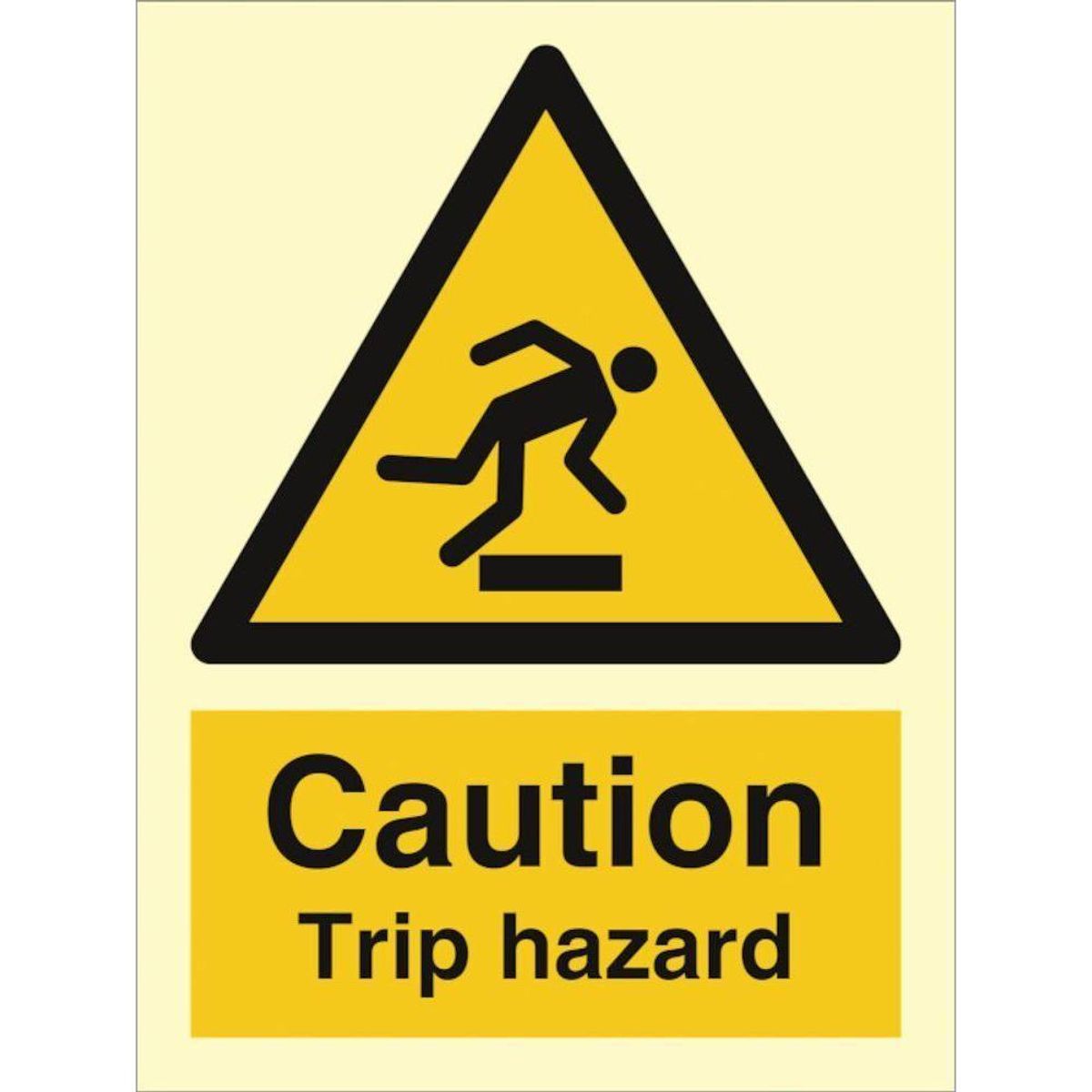 Sign IMO Danger trip hazard 107012