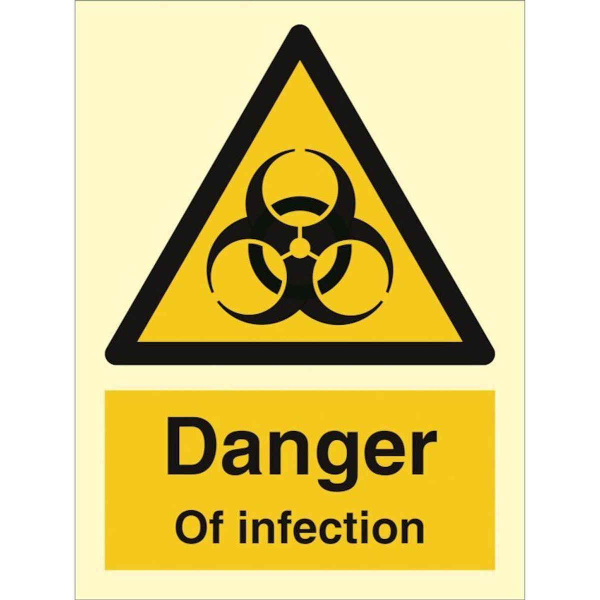 Sign IMO Danger of infection 107100