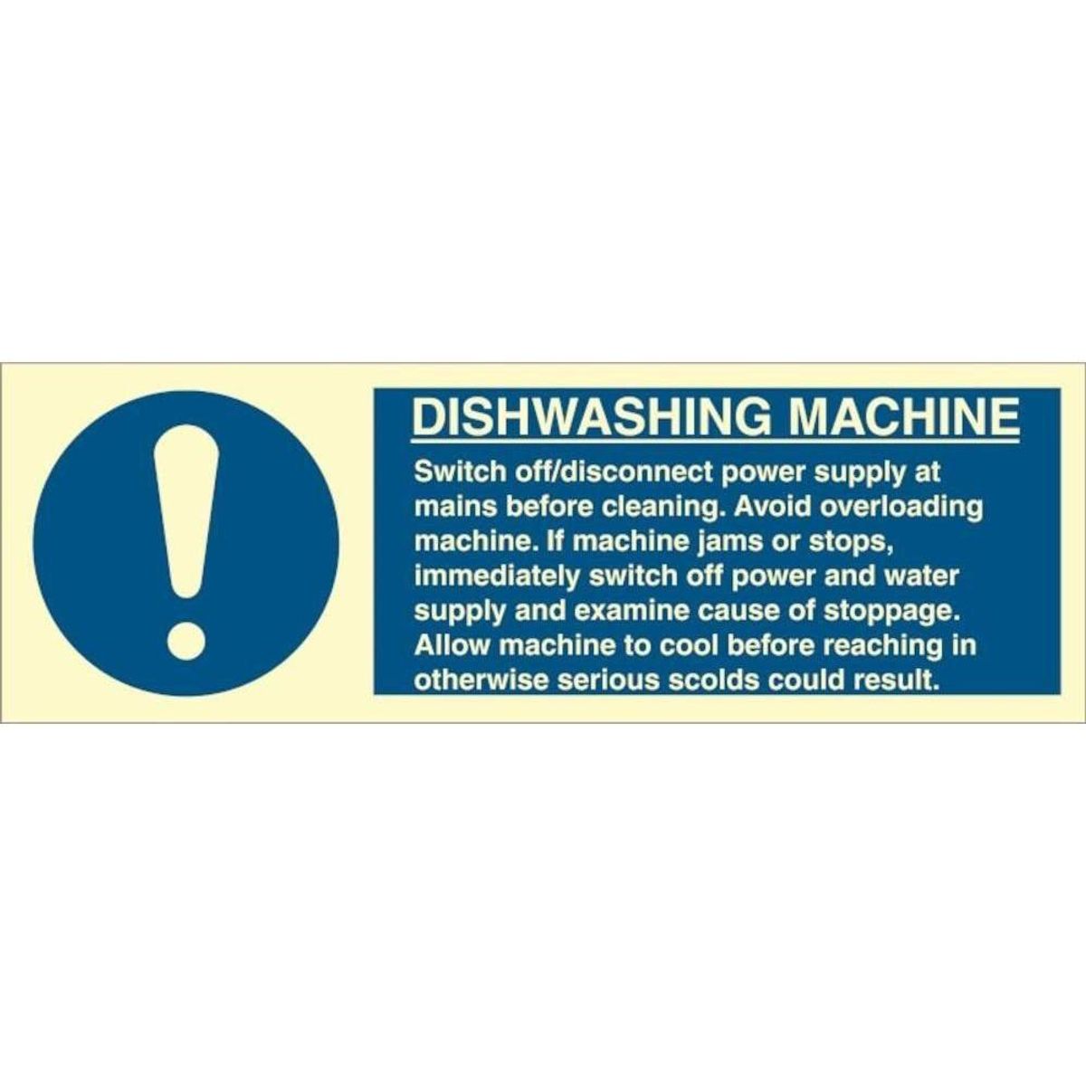 Sign IMO Dishwashing Machine 106221