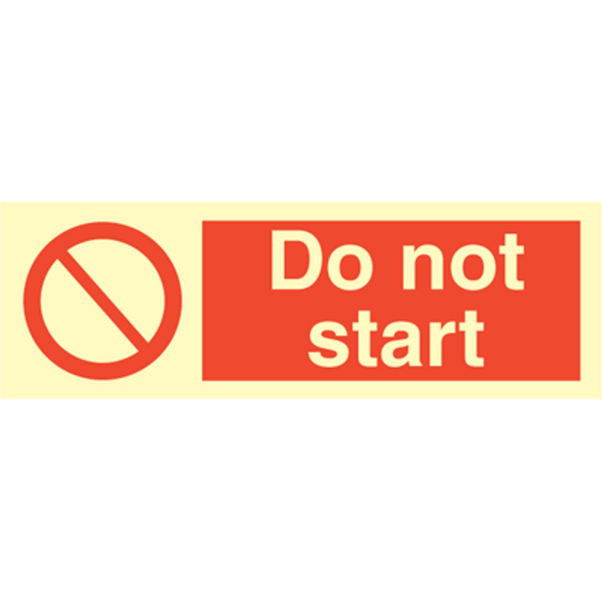 Sign IMO Do not start 102082