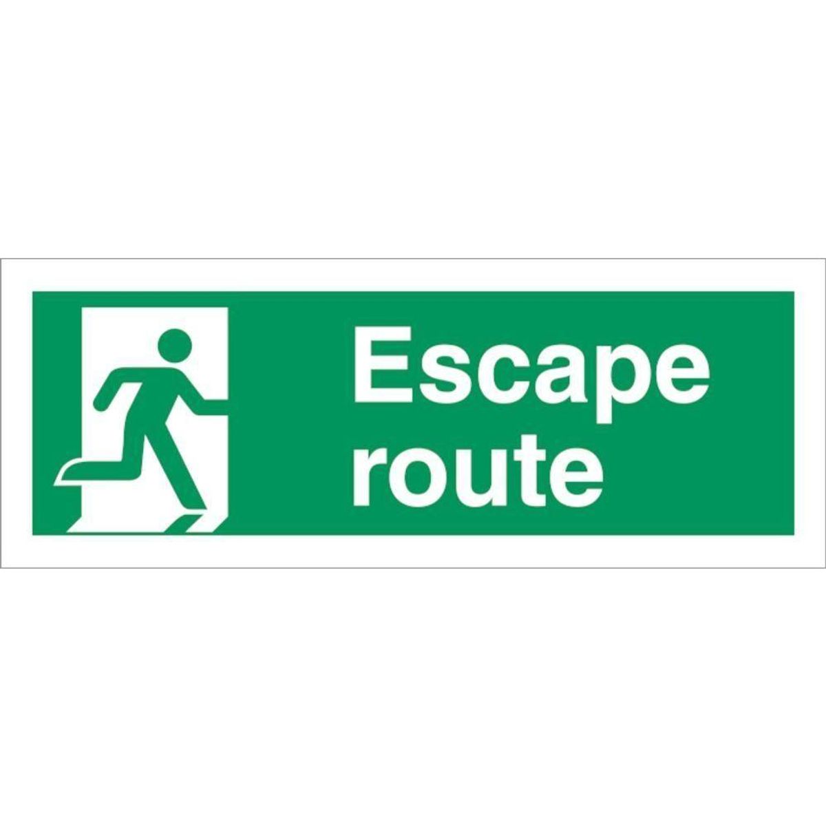 Sign IMO Escape route right 100112