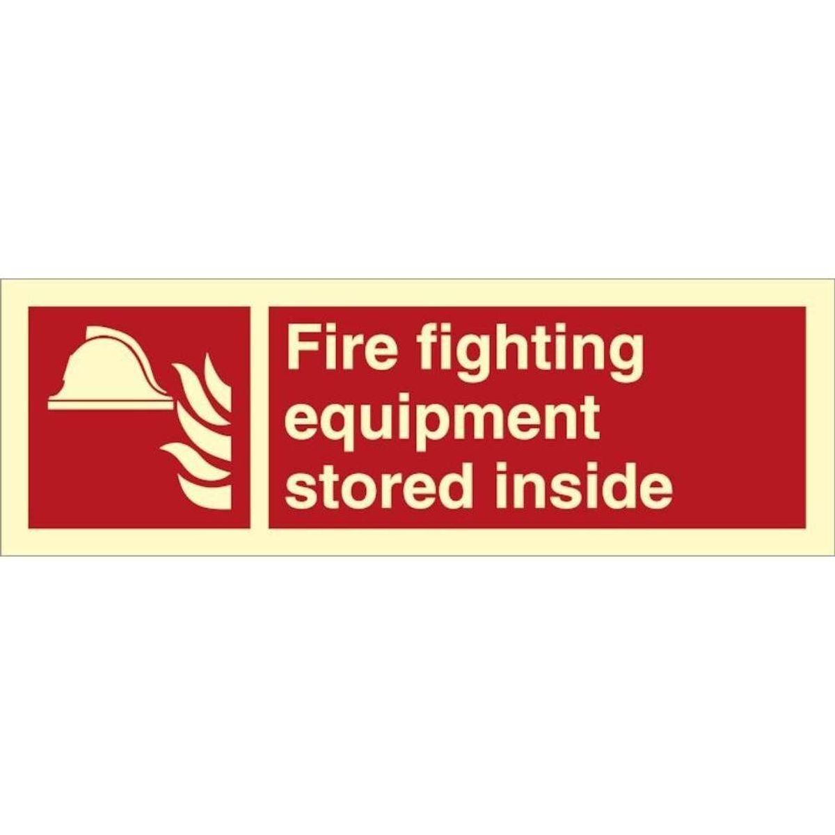 Sign IMO Fire fighting equipment stored inside 105059