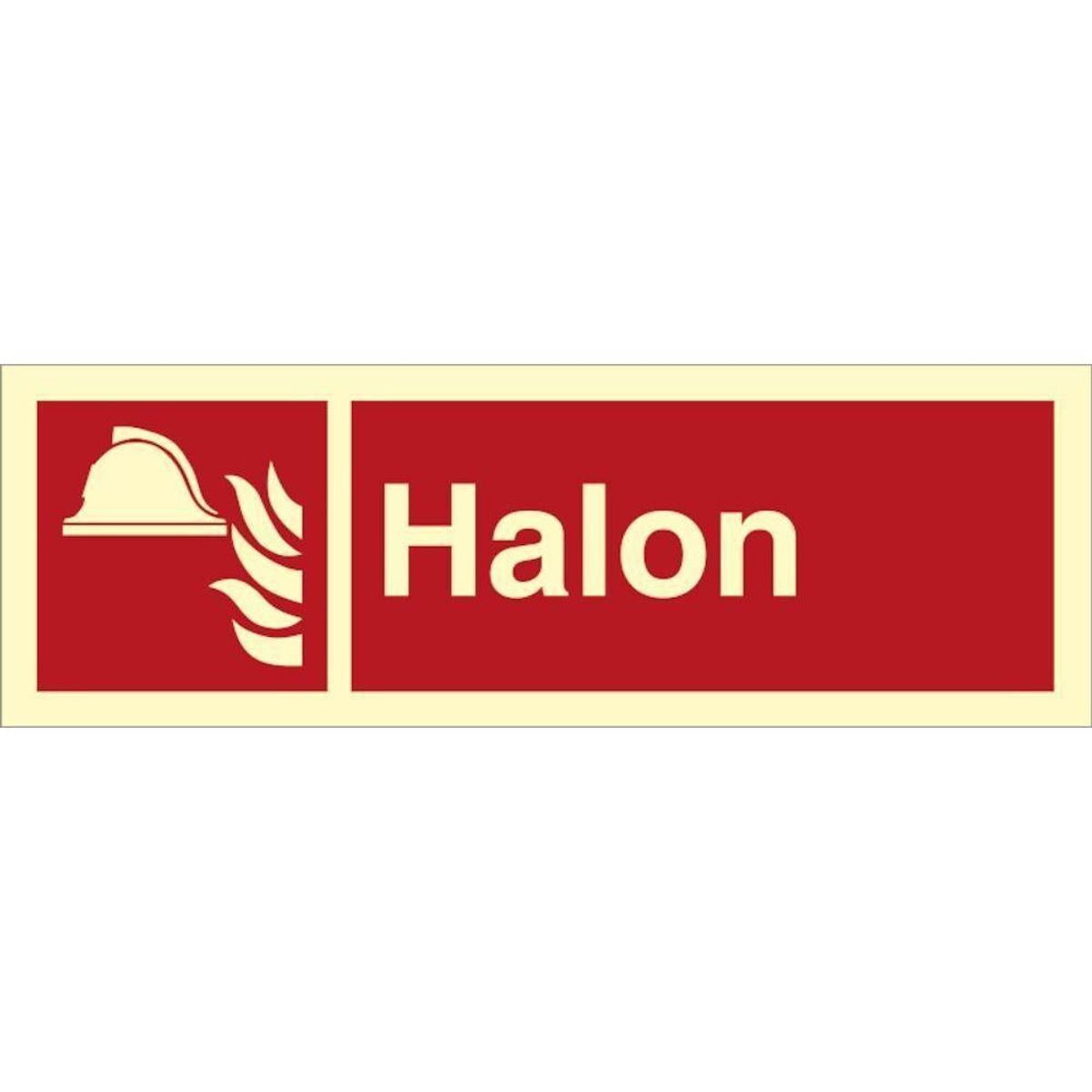 Sign IMO Halon 105048