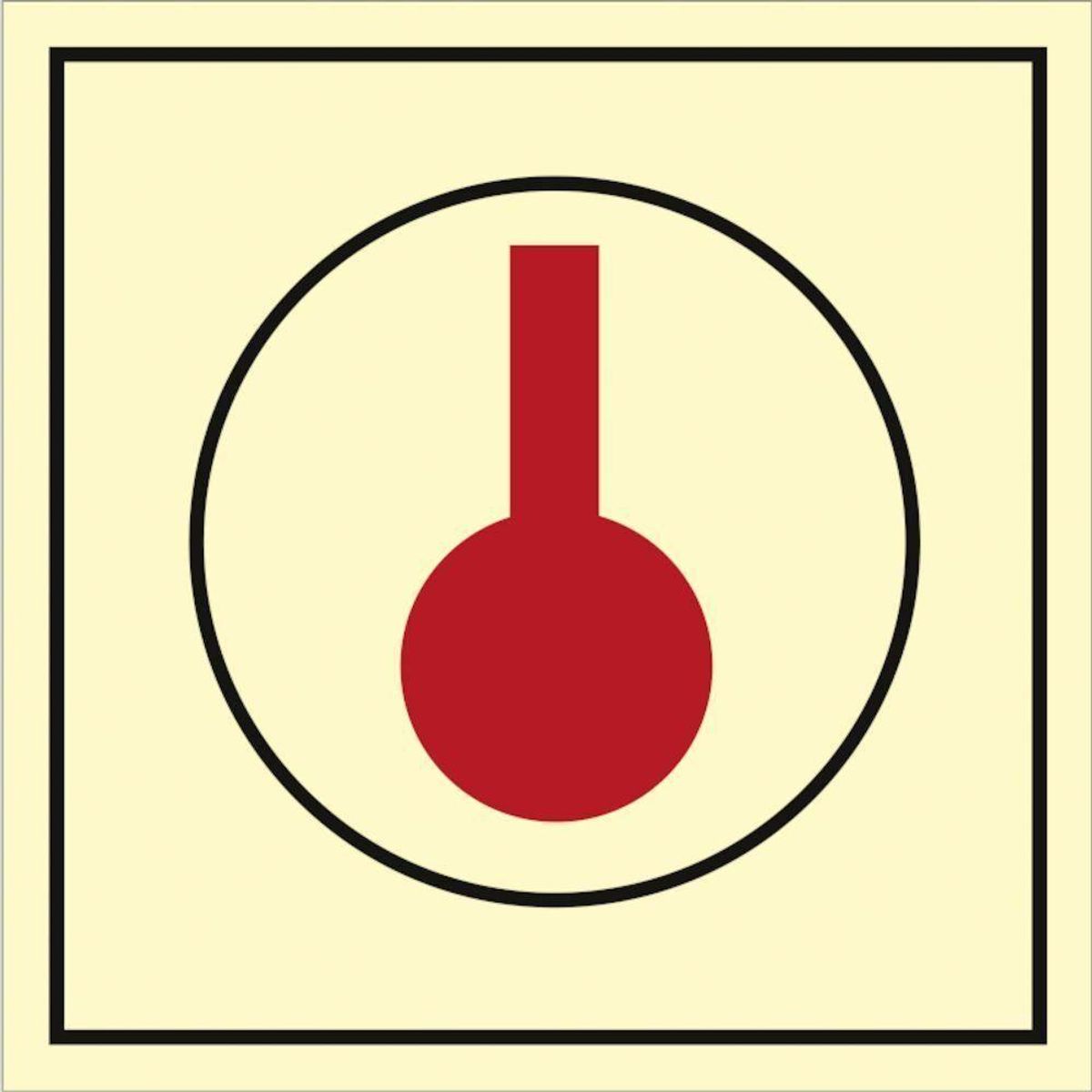 Sign IMO Heat detector