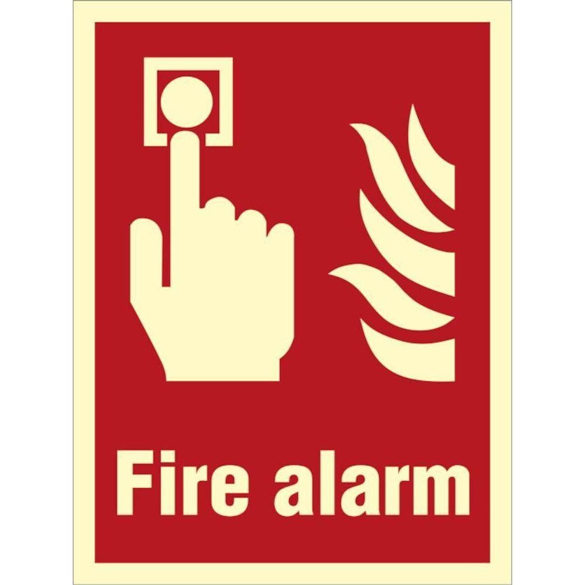 Sign IMO In case of fire