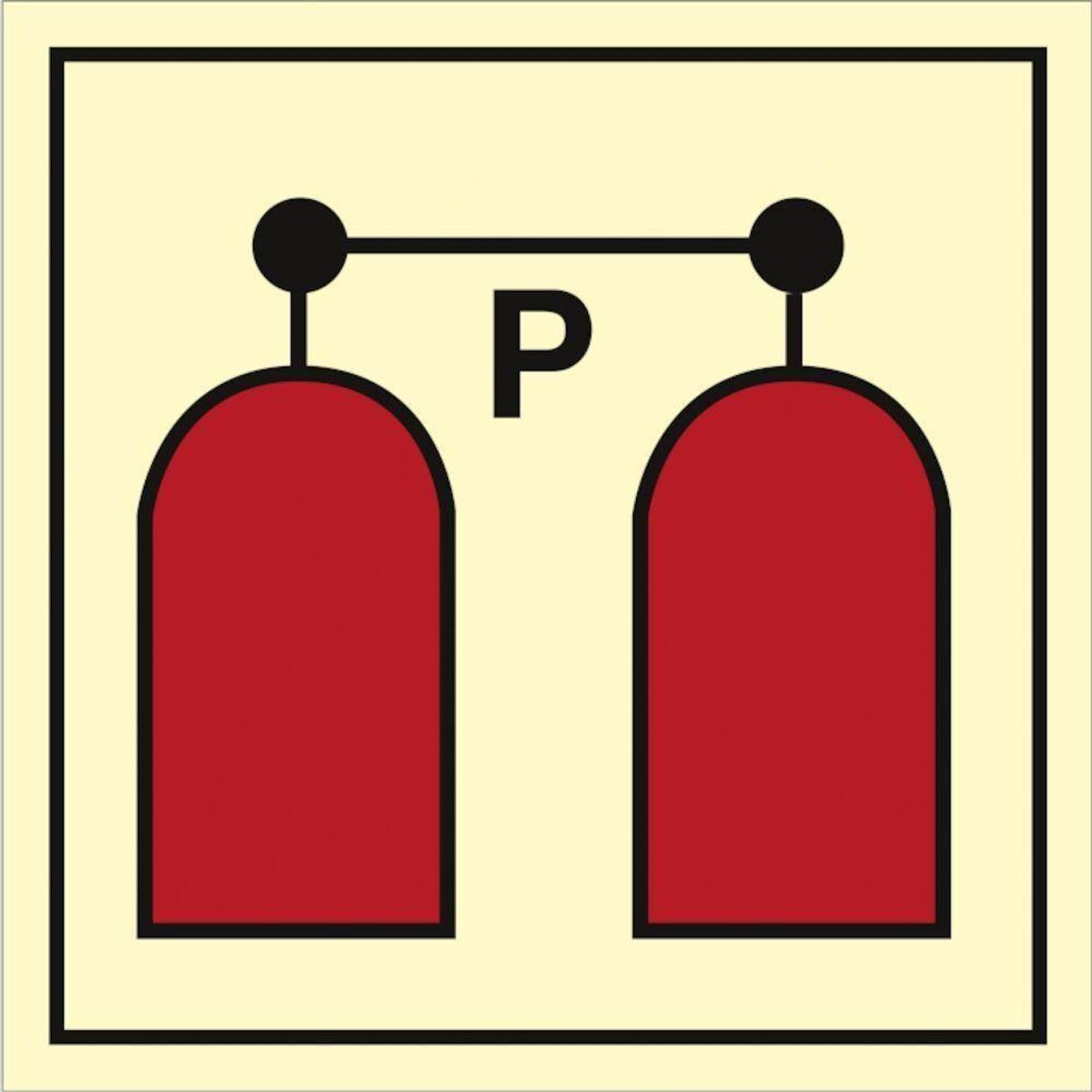 Sign IMO Powder release station