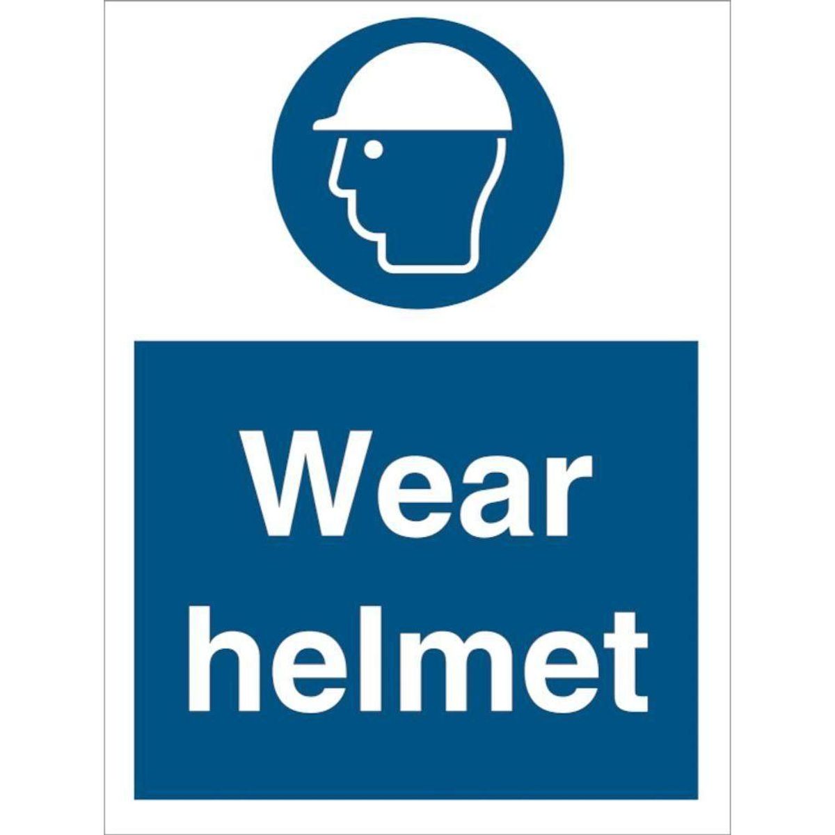 Sign IMO Wear helmet