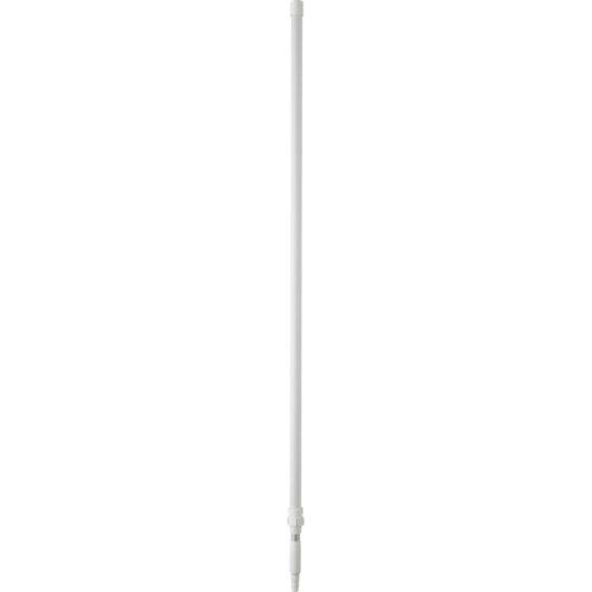 Teleskopskaft med gevind, Vikan, hvid, PP/aluminium, 125-181 cm - 158-278 cm