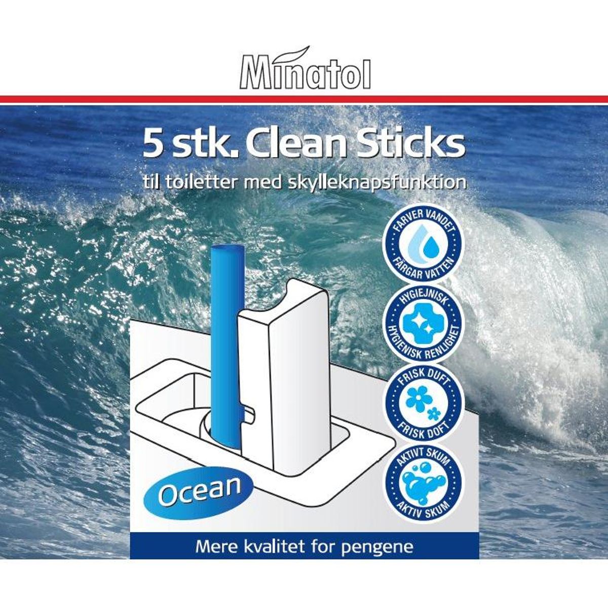 WC Clean Sticks Ocean 5 stk