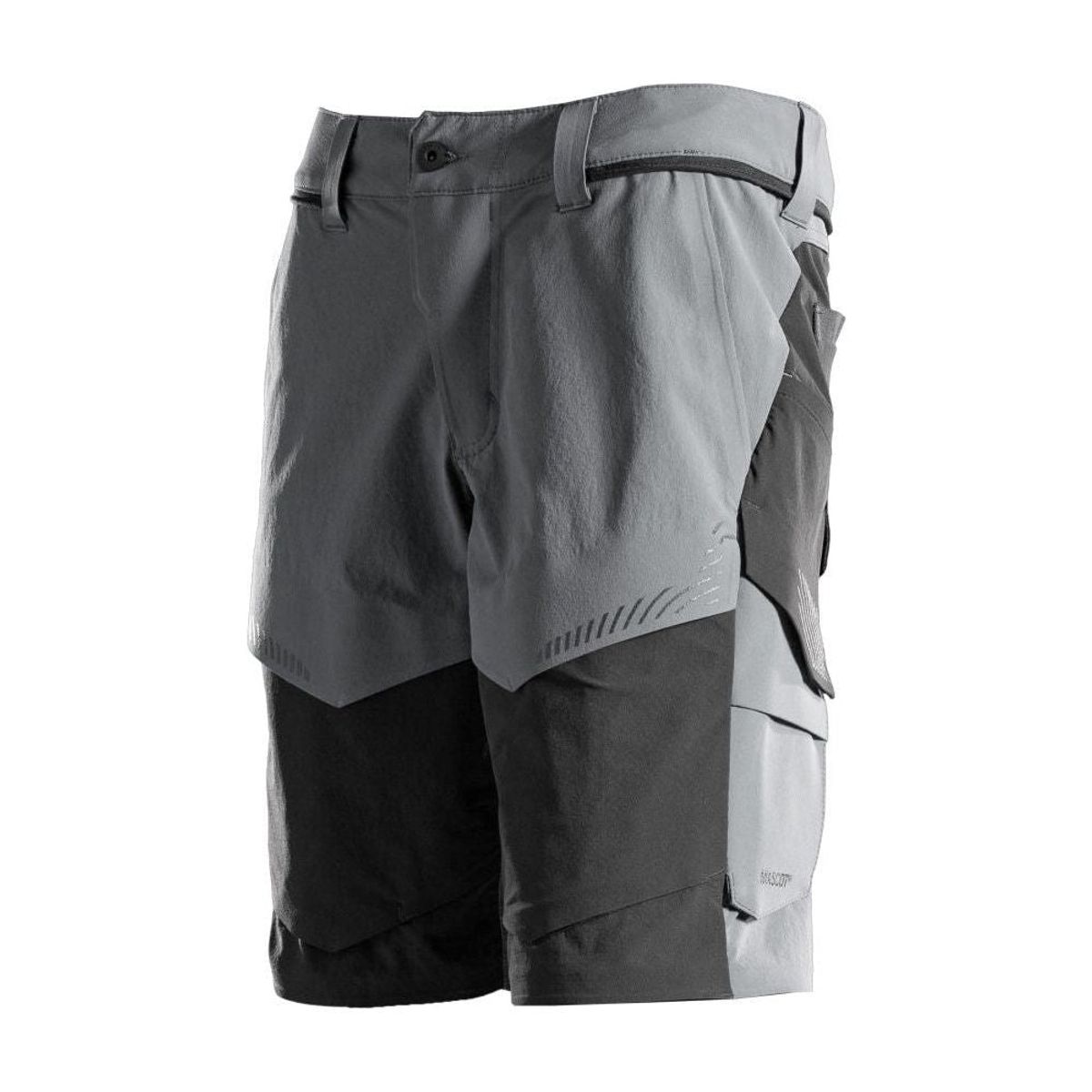 Mascot® Customized Shorts, Stretch, lav vægt 22149-605 - stengrå/sort