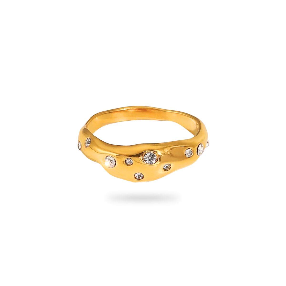 Aya Ring 18K Forgyldt - 52