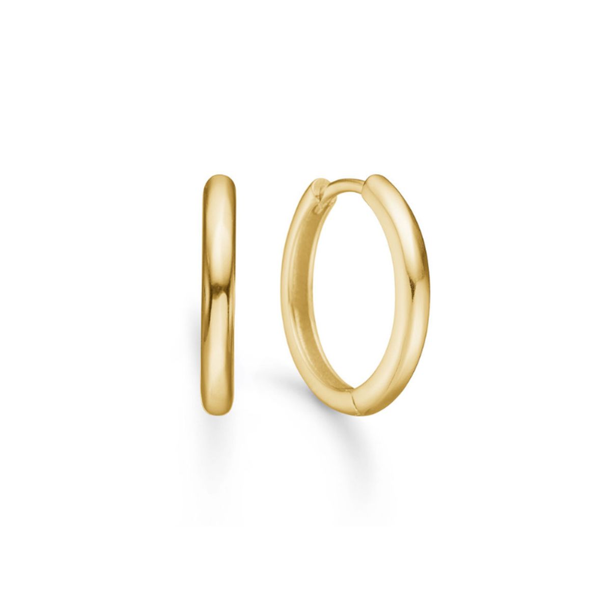 Classic Creoler 18k Forgyldt 12mm