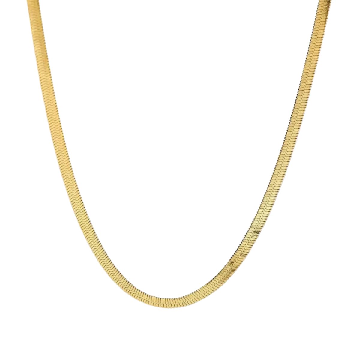 Snake Chain 5mm 18K Forgyldt