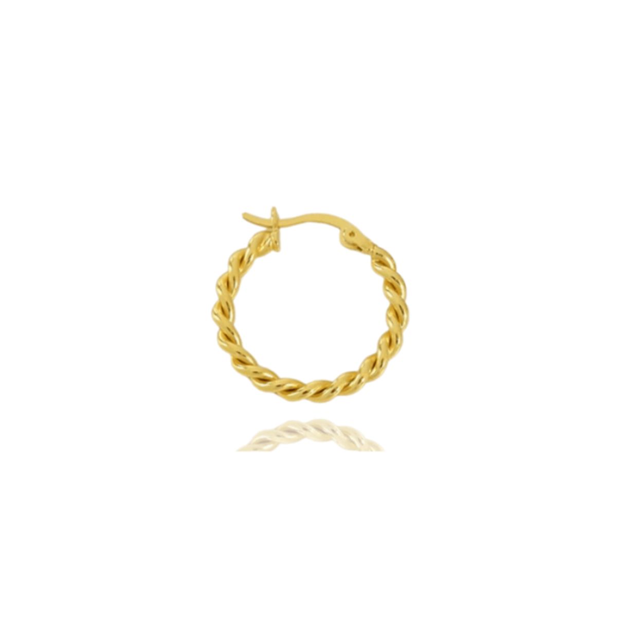 Single Adri Hoop 18K Forgyldt