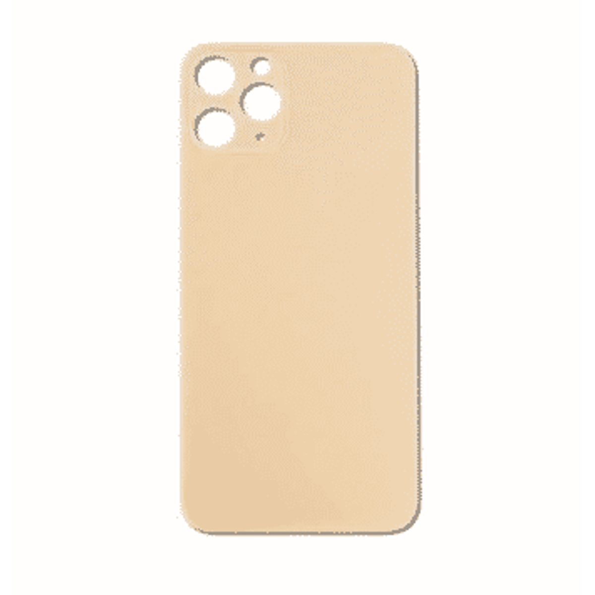 Bagsideglas til iPhone 11 Pro Gold - iHero