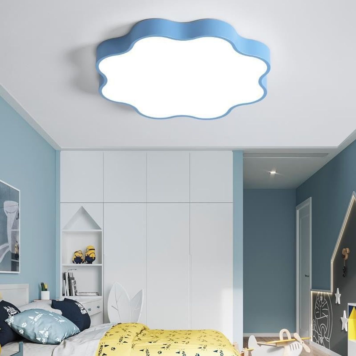 Cloud 9 børne lampe blå - Perfekt til børneværelset - iHero