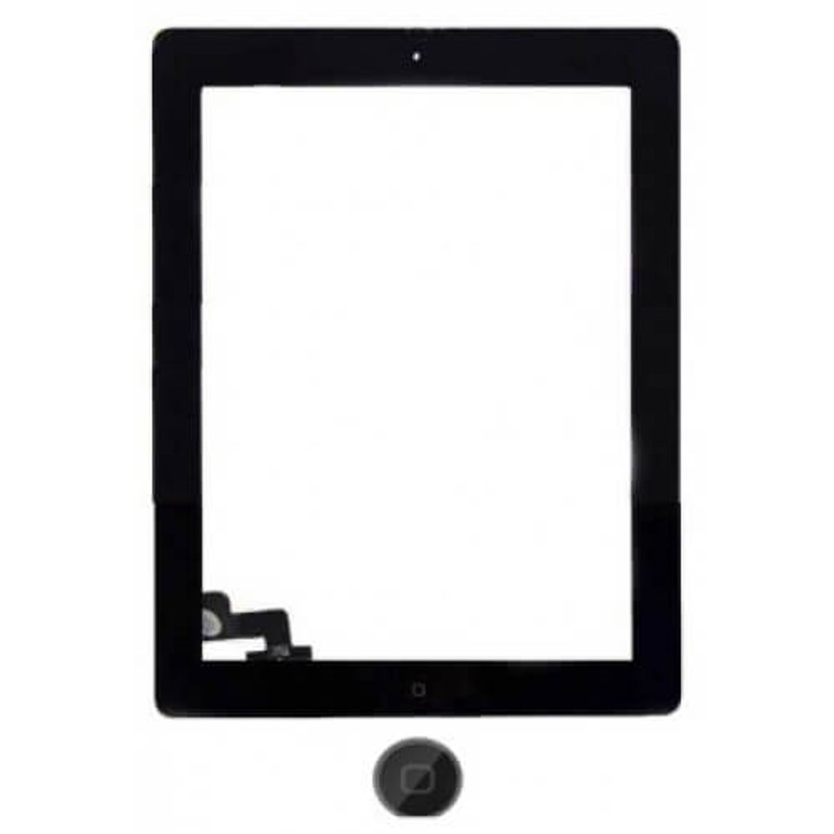 iPad 2 Glas (Digitizer/Touch) Sort - iHero