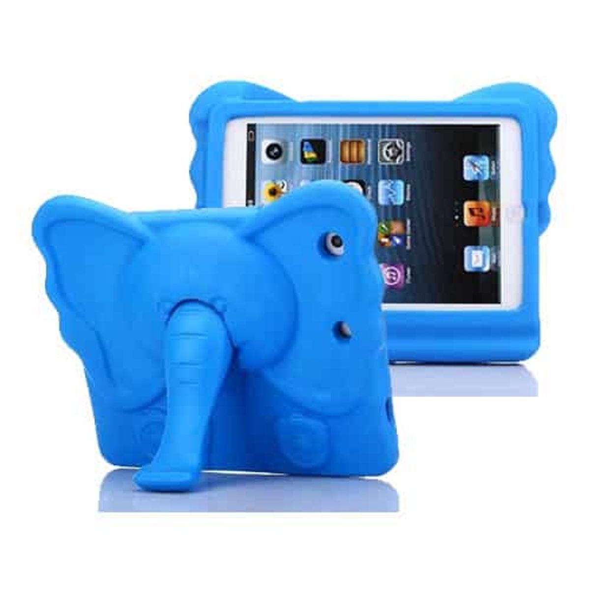 iPad 2/3/4 Cover - Elefant Heii Kids - Blå - iHero