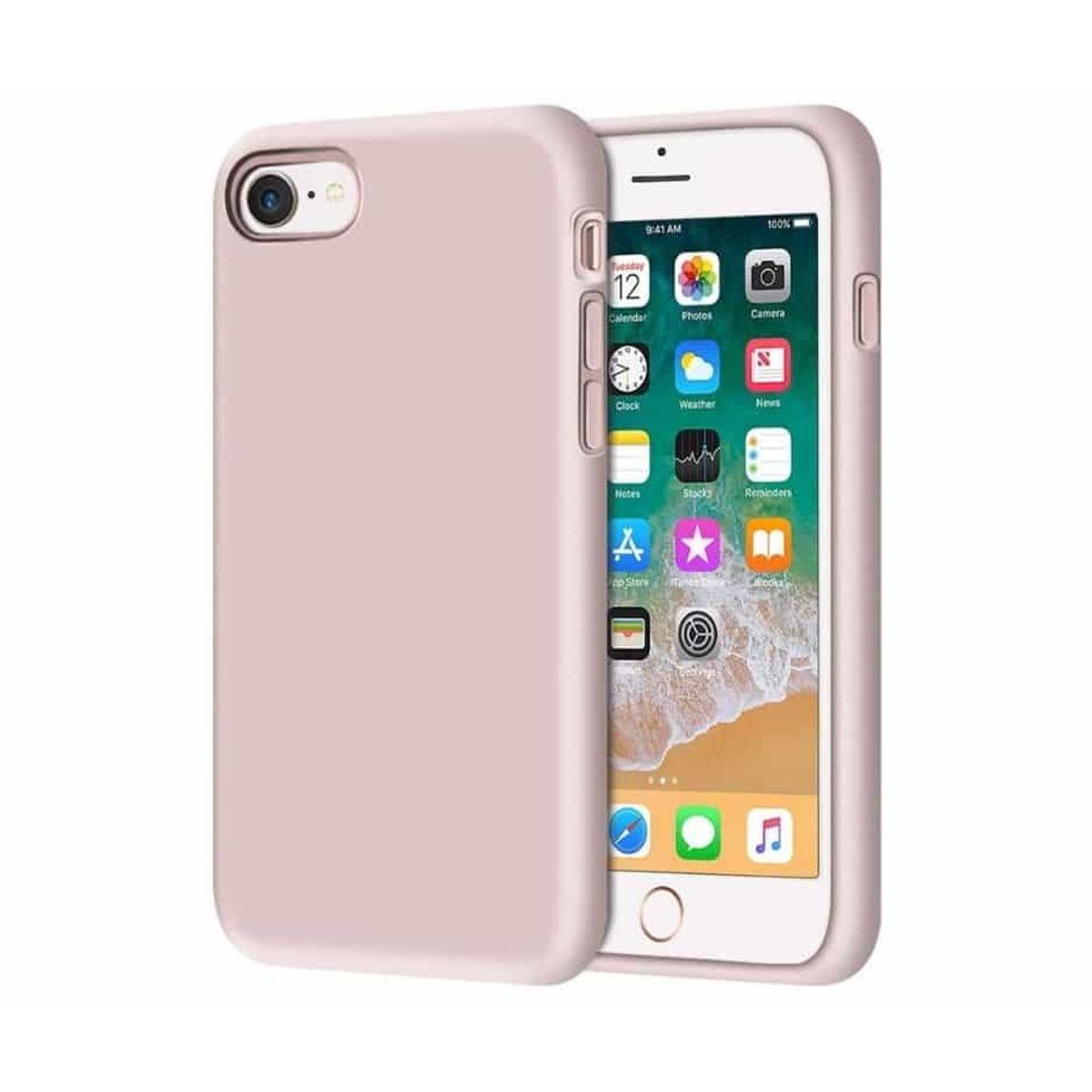 IPHONE 7/8/ SE 2020 LIQUID SILIKONE COVER - Pink - iHero