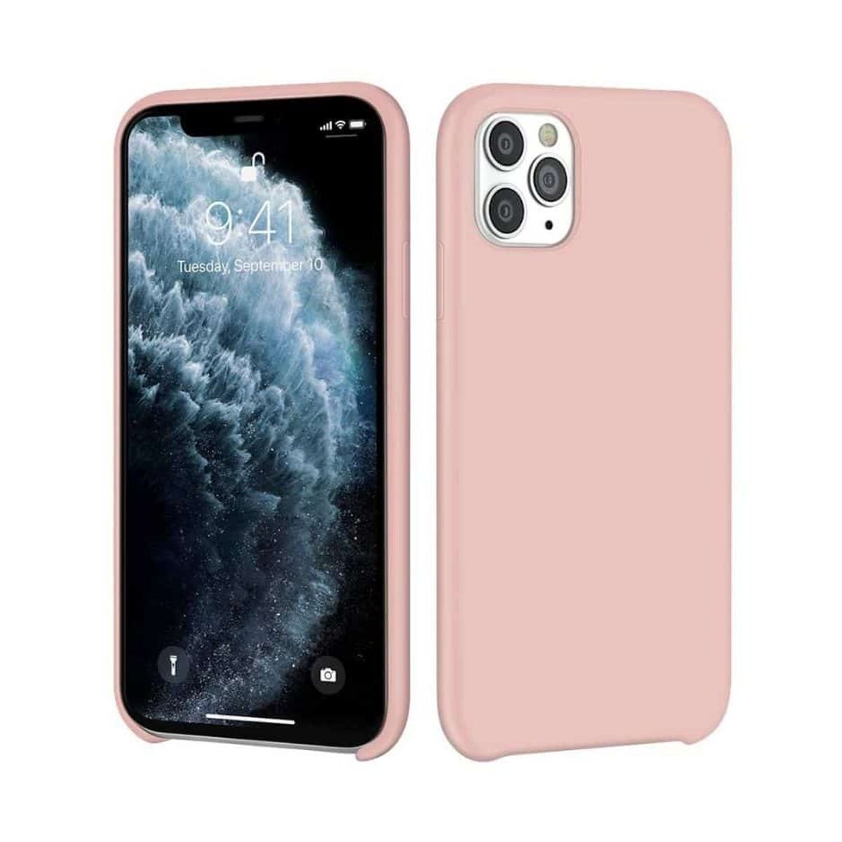 IPHONE 11 Pro Max LIQUID SILIKONE COVER - Pink - iHero