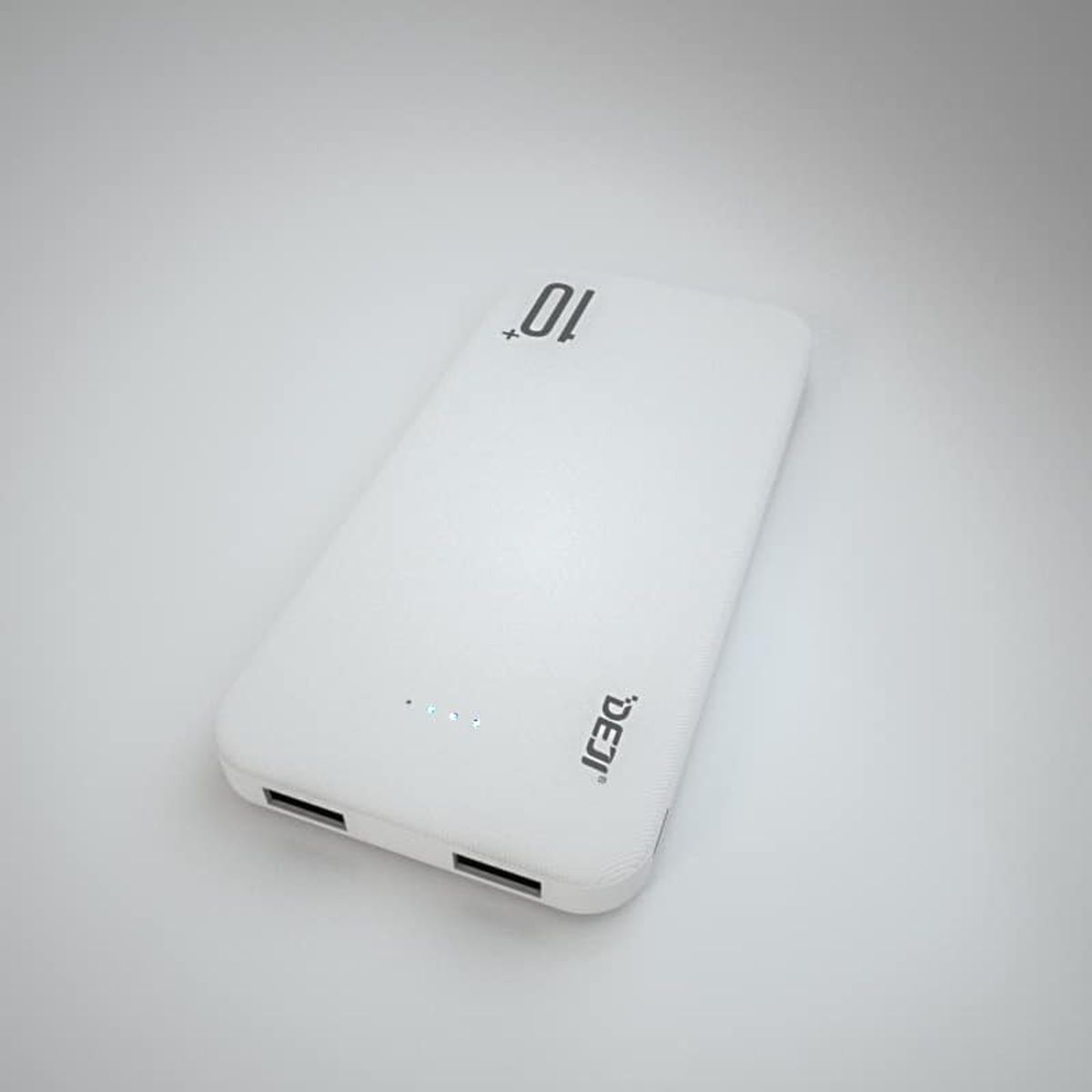 PowerBank - 10.000 mAh - Hvid - iHero