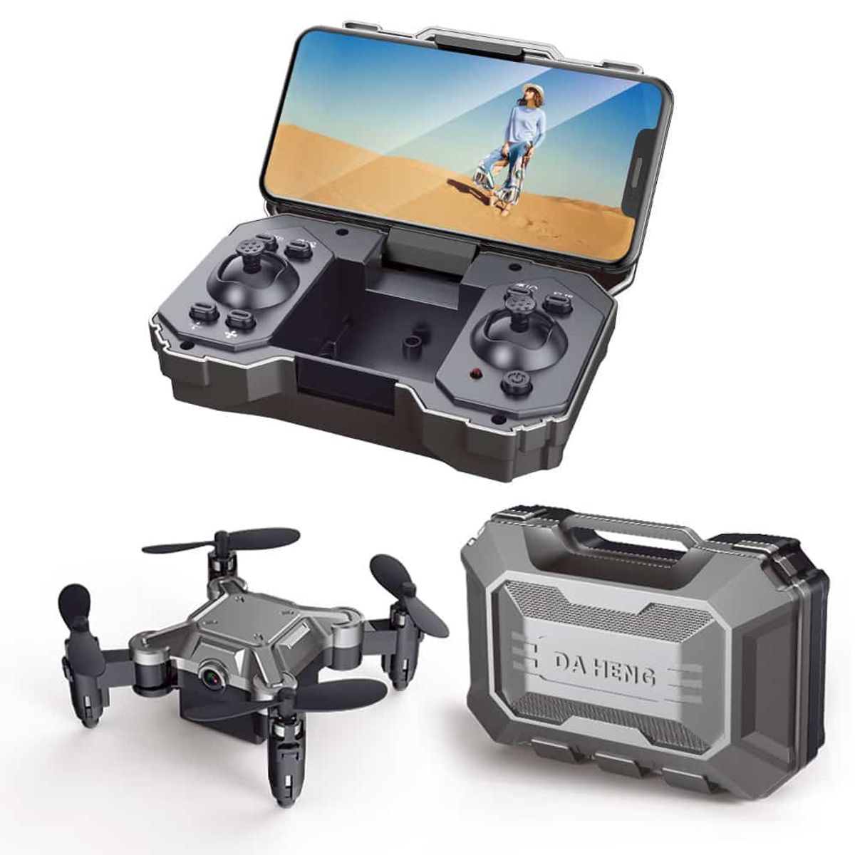 Premium MINI Drone med indbygget HD Kamera og Professionel Remote - iHero