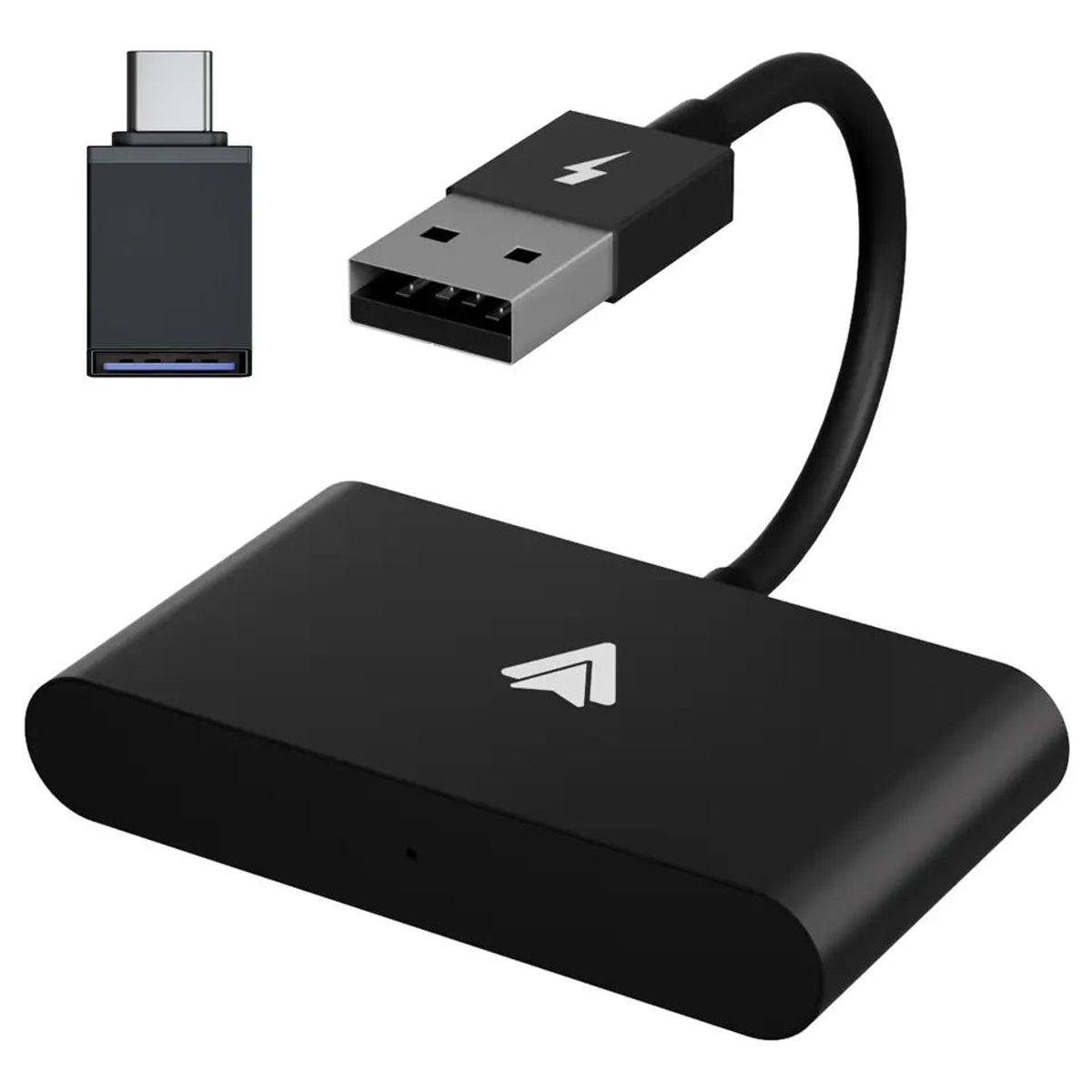 Trådløs Android Auto adapter til USB-A og USB-C - iHero