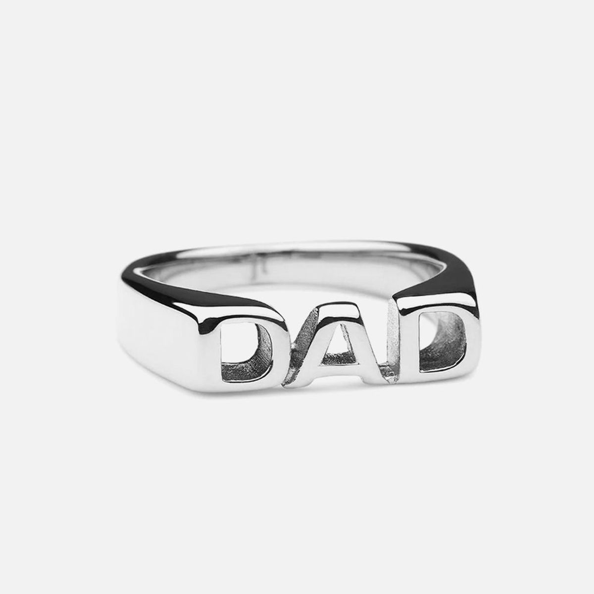 DAD Ring Sølvfarvet