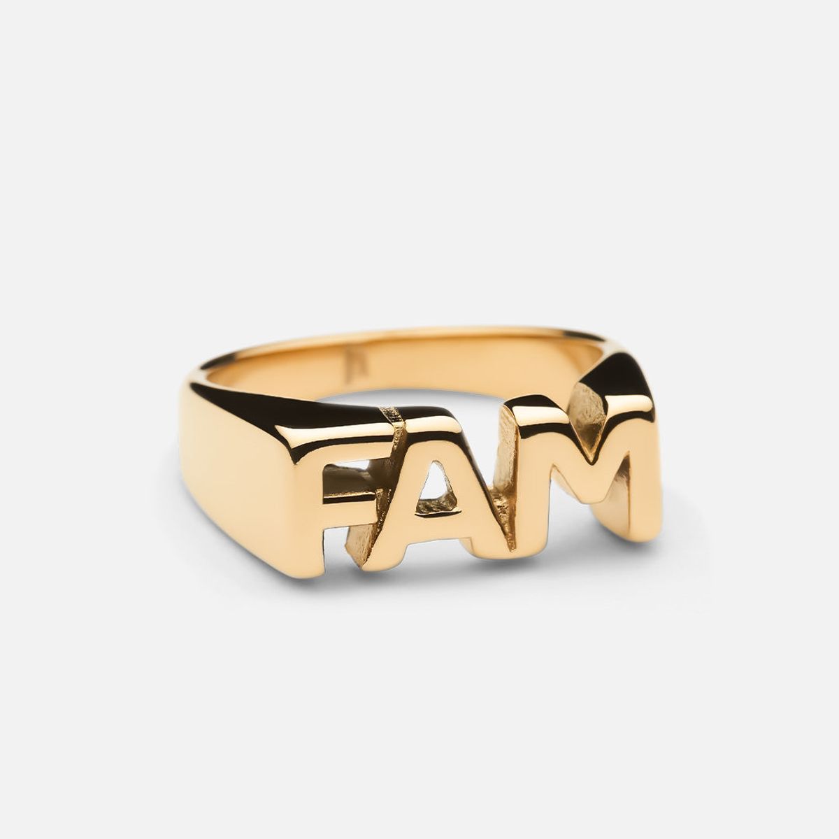 FAM Ring 18K Guldbelagt