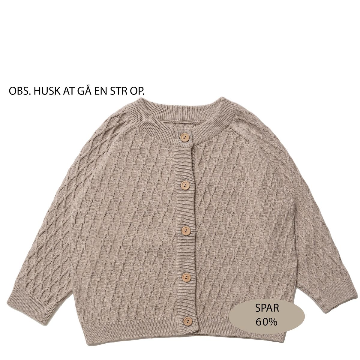 Theo cardigan 60% - Grey, warm / 104