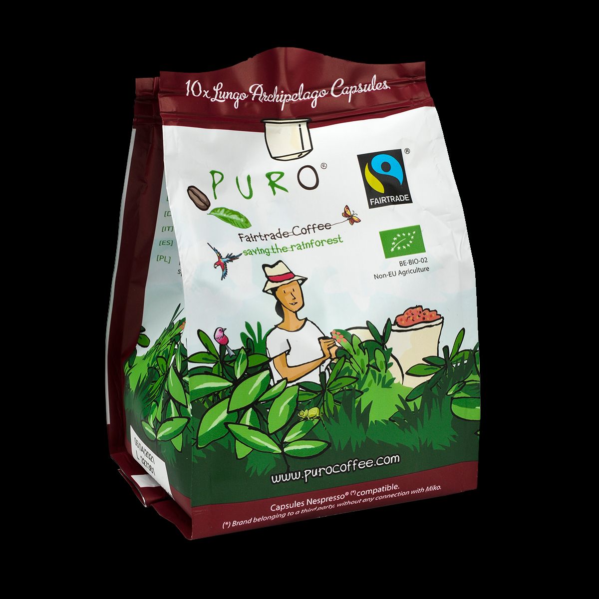 Puro Archipelago lungo 10 stk. kaffe kapsler - 10 stk.