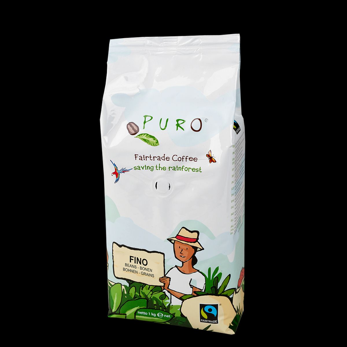 Puro Fino Kaffebønner - 1 kg.