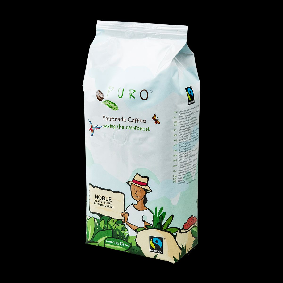 Puro Noble Kaffebønner - 1 kg.