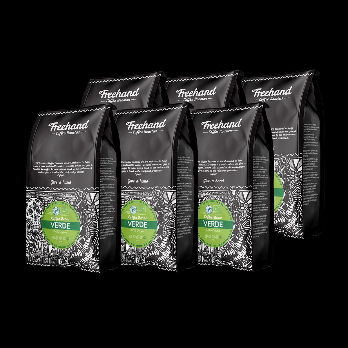 Freehand Verde Kaffebønner - 6 kg.