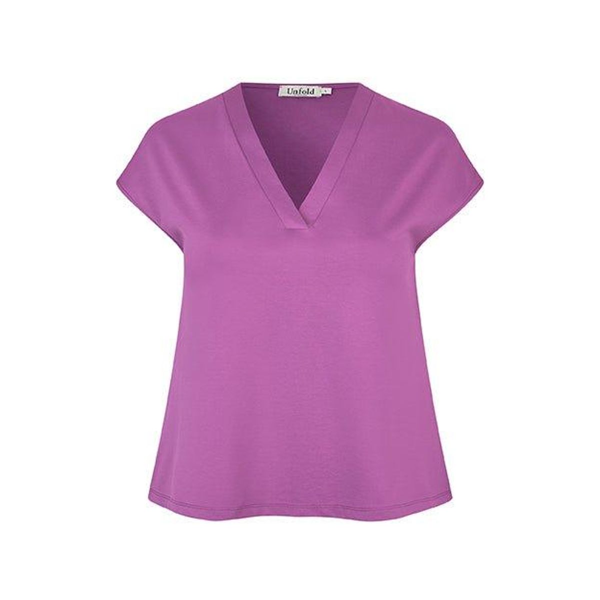 Mia bluse i syren jersey - XXL/52-54