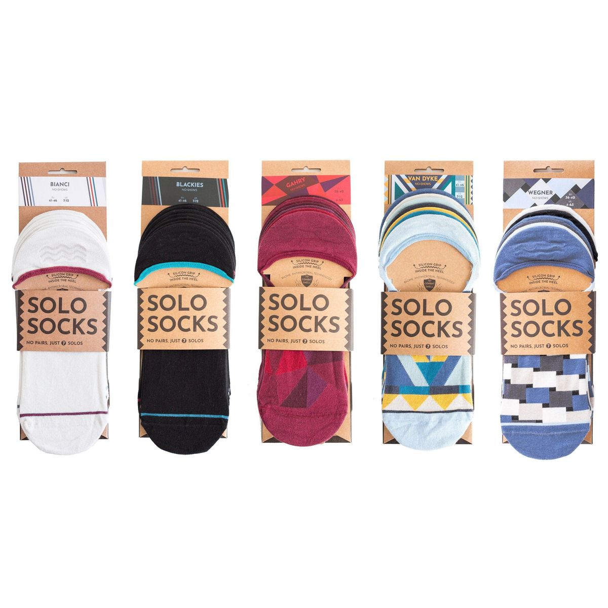 SOLOSOCKS - Sokkeletter - Hvid - Whrite basic / 41-46