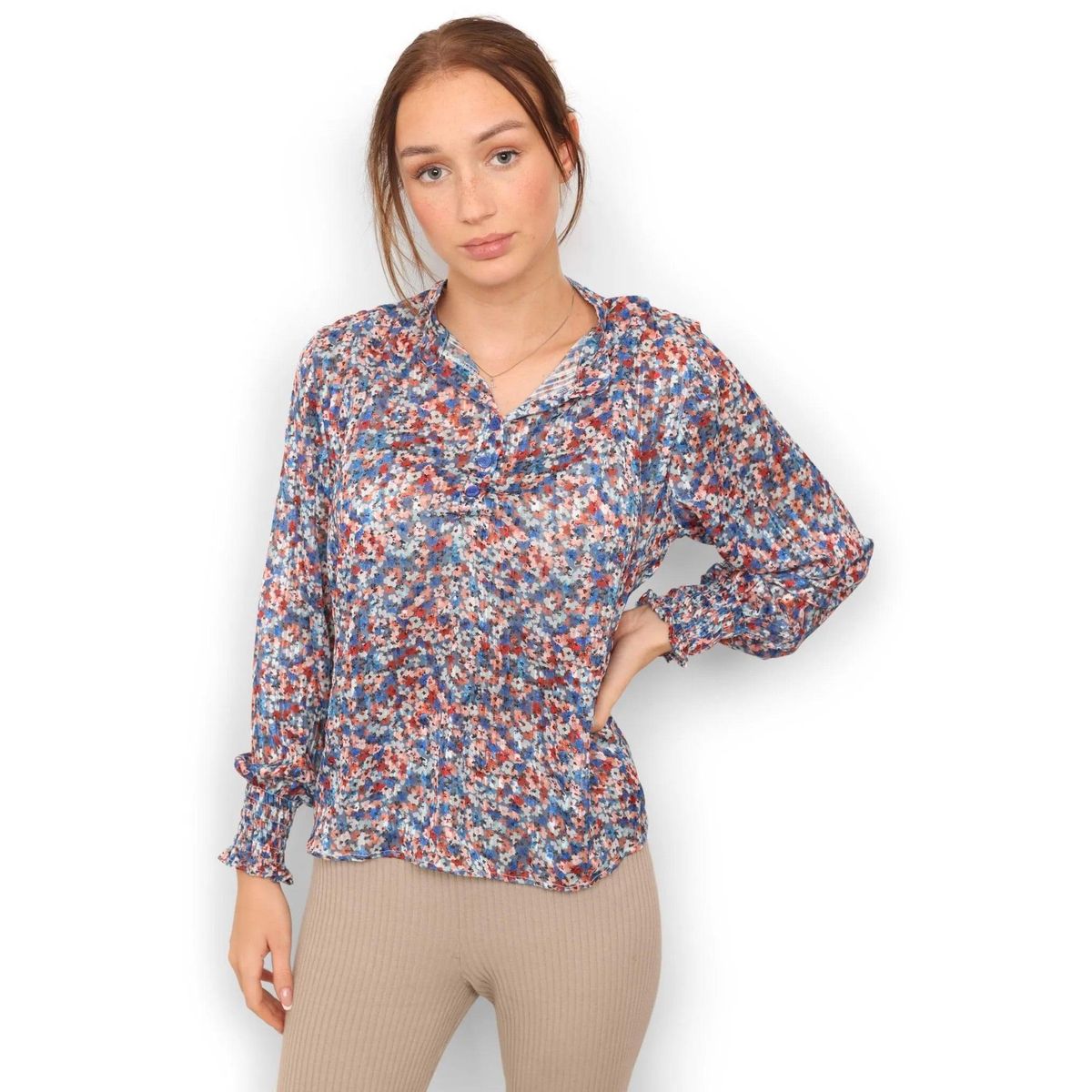 Copenhagen luxe blomster bluse 2214 - S/M