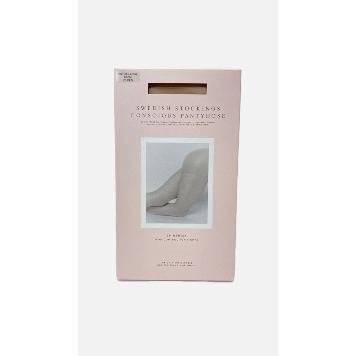 Swedish stockings | Moa control top thights - 20 Denier - S / Sand