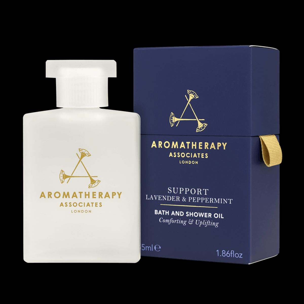 Aromatherapy Associates SUPPORT Lavender & peppermint bath & shower oil, 55 ml