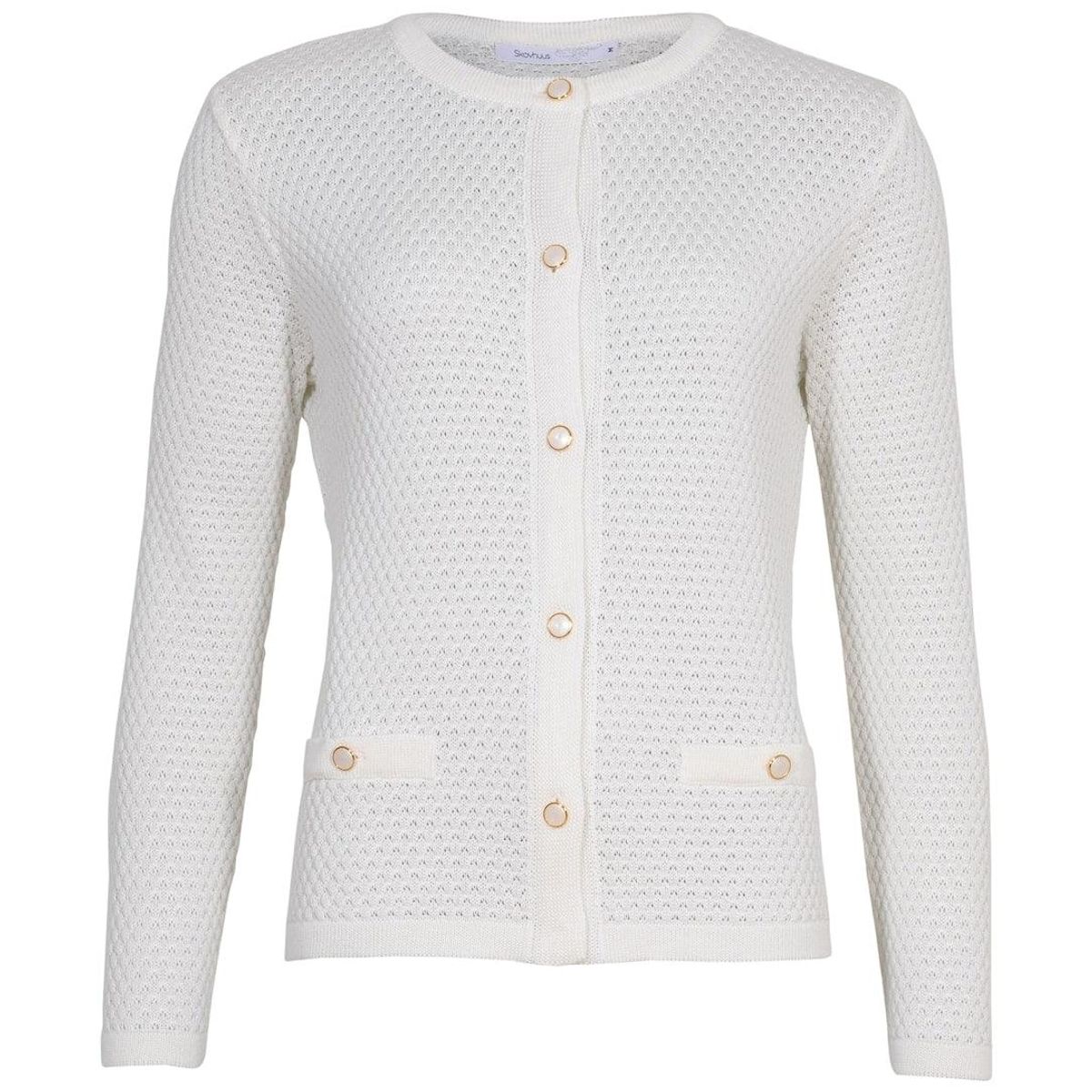 Skovhuus cardigan m. Guld 2880-43 - 44