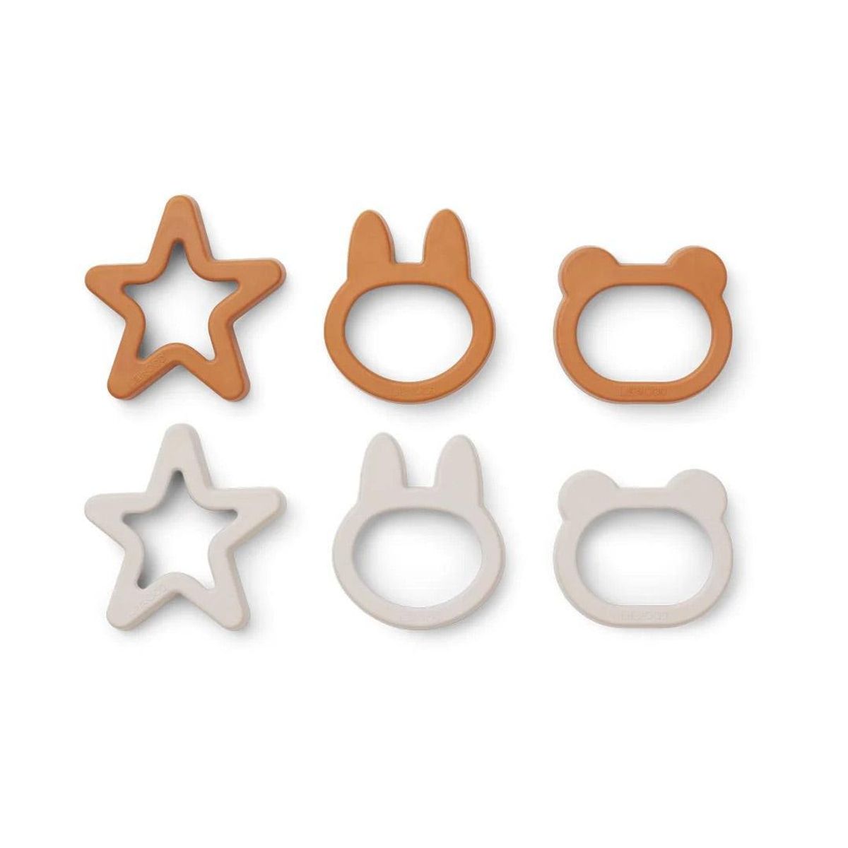 Liewood cookie cutter 3. Pak. Natur farver