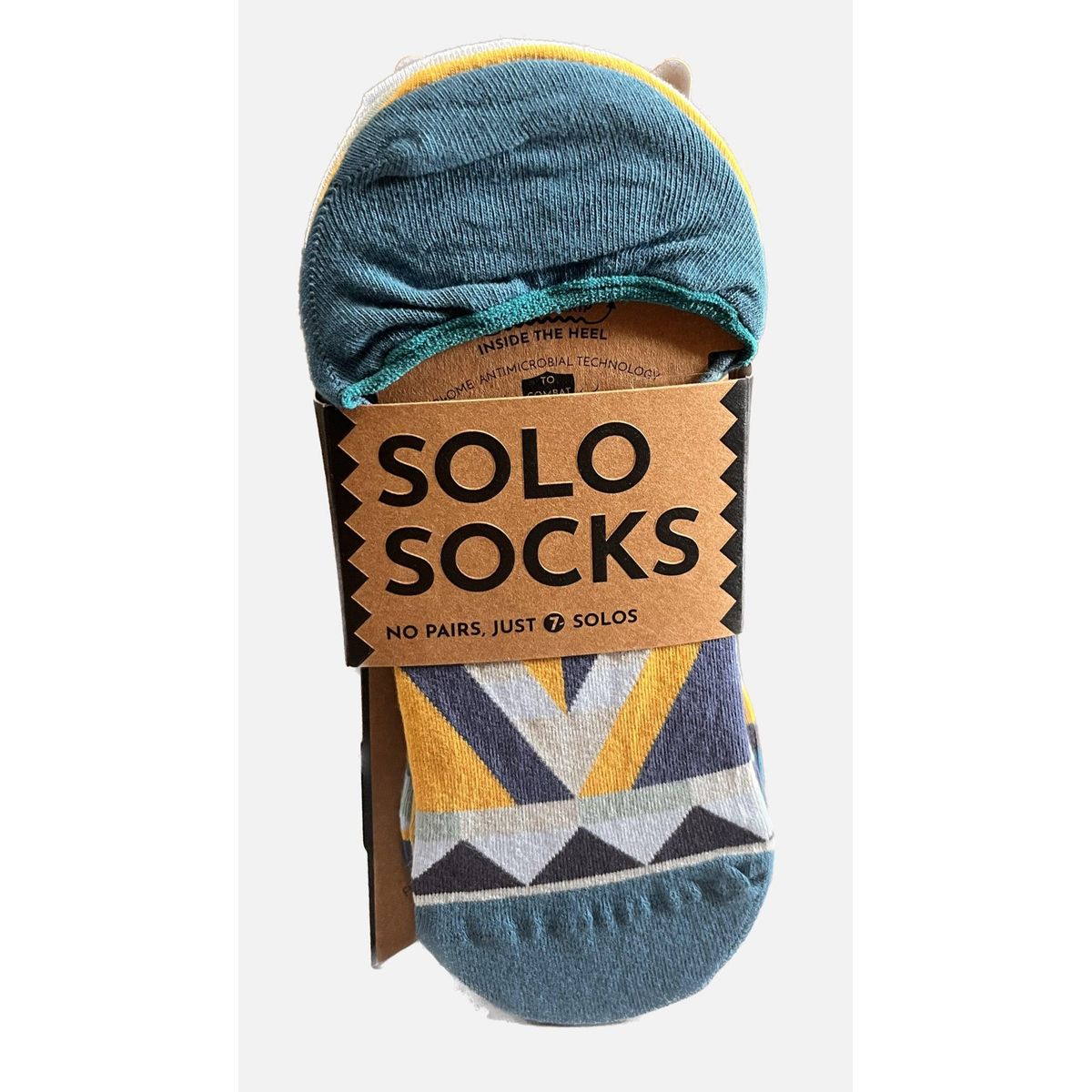 SOLOSOCKS - Sokkeletter - Tyrkis - Van Dyke / 36-40