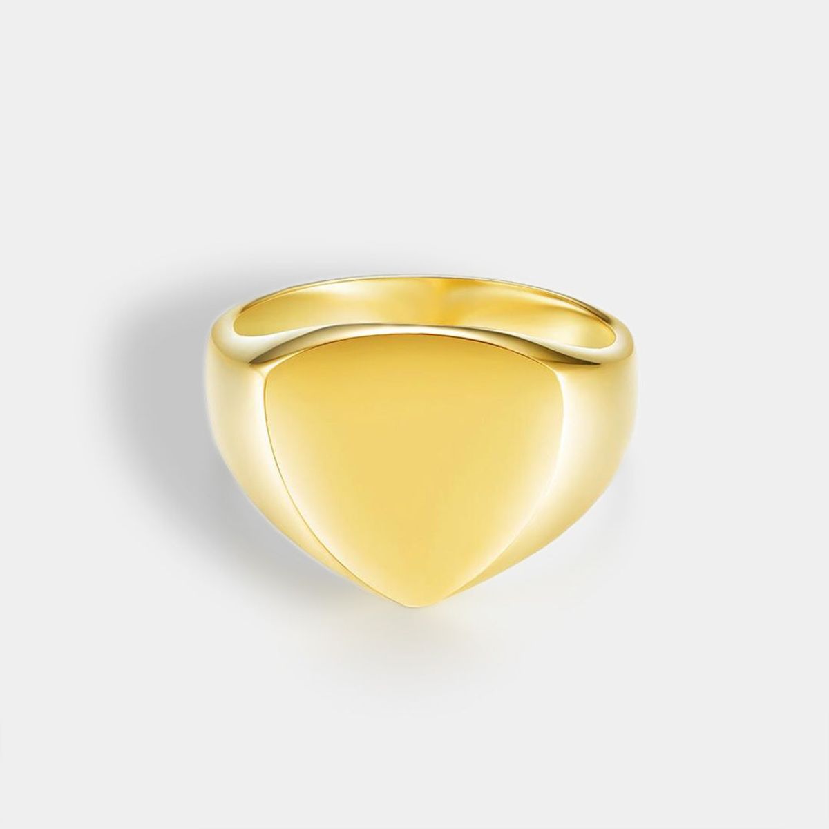 Classic Polygon Signature - Guldtonet ring - Str. 9 - Herre - Northern Legacy