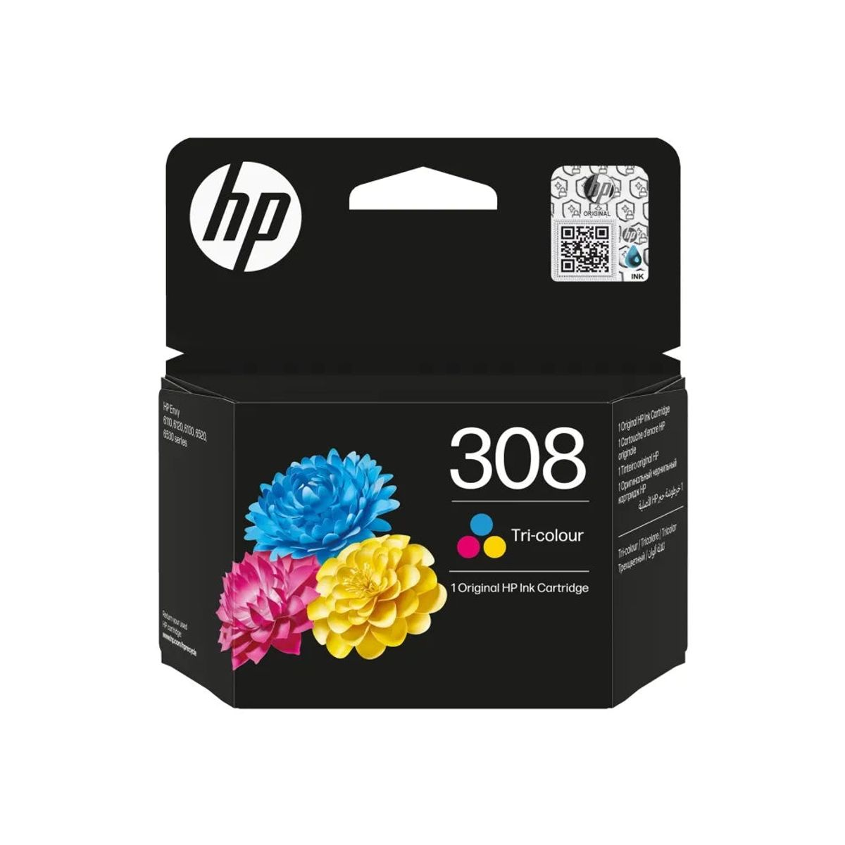 HP 308 farve printerpatron CMY - Original Kopieret