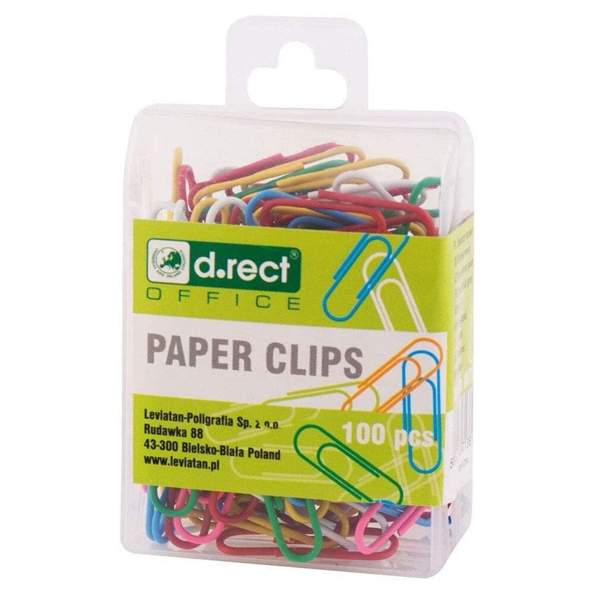 Papir Clips 28 mm 12, 100 stk. farvet