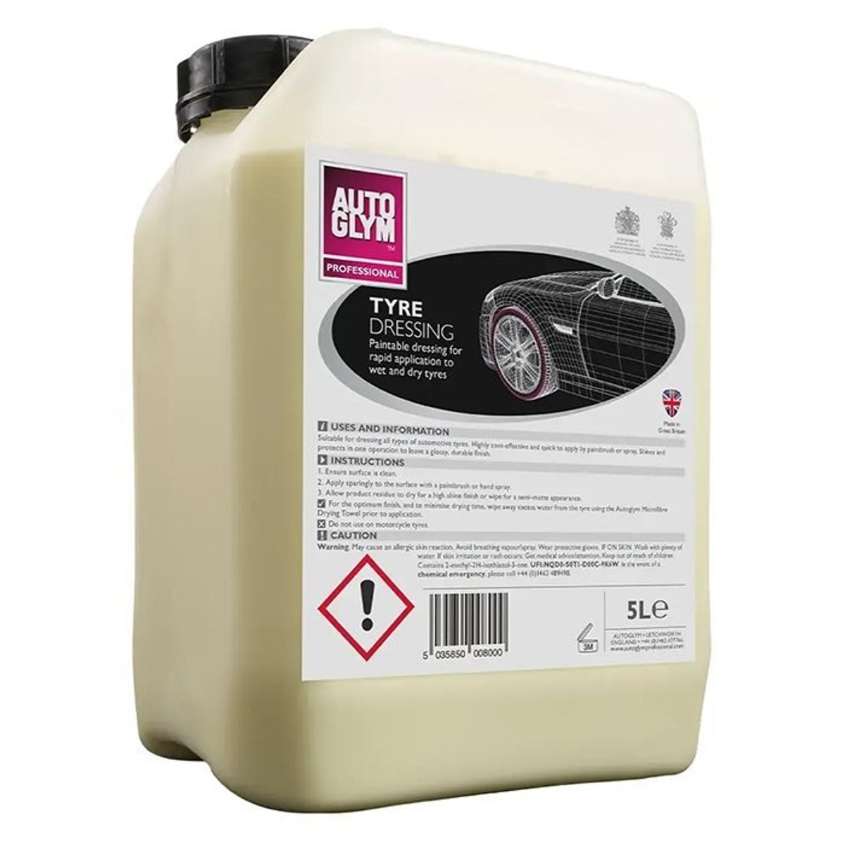 Autoglym Tyre Dressing 5L High Gloss Dækglans