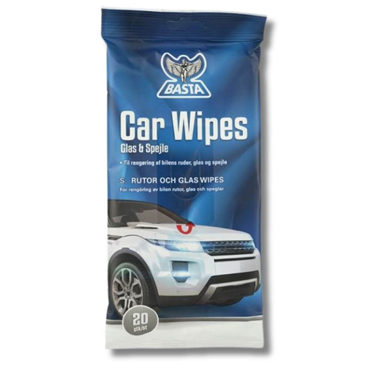 Basta Car Wipes - Glas og Spejle